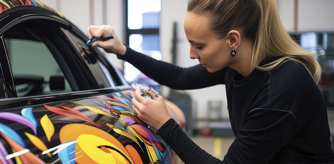 Оклейка легкового автомобиля